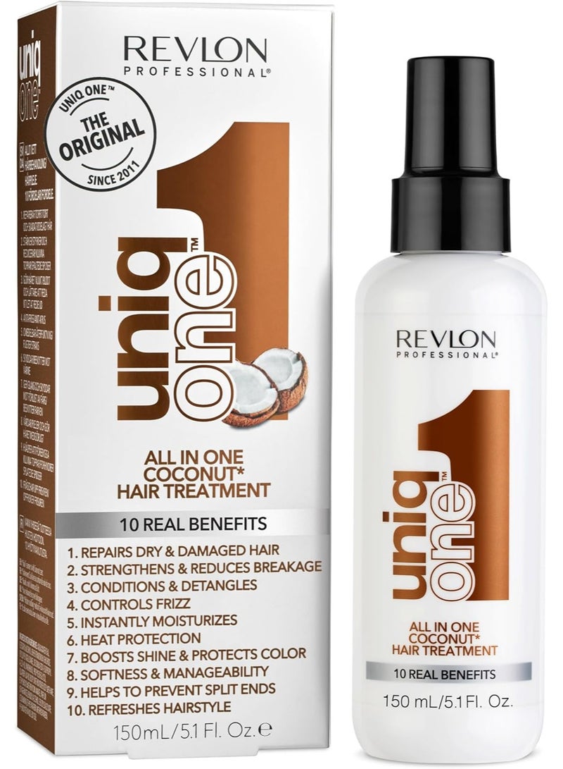 Revlon Uniq One Revlon Professional Coconut Hair Treatment Spray 150 ml - Image 1